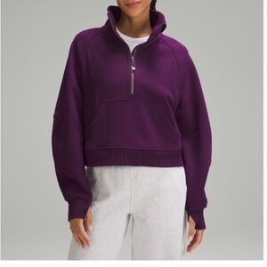 Lululemon Scuba Oversized Funnel-Neck Half Zip